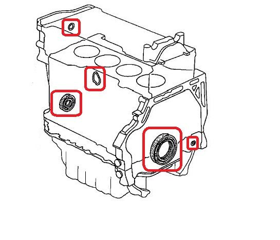 Комплект прокладок двигателя Honda 06114-R40-J02
