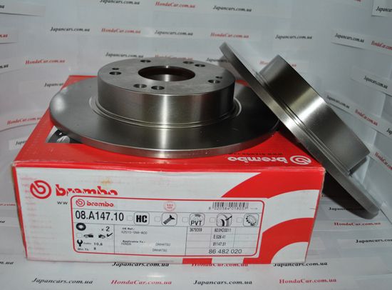 Тормозной диск задний Brembo 08.A147.10