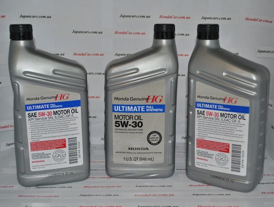 Масло моторное 5W30 Honda Ultimate 0,946 мл 08798-9039