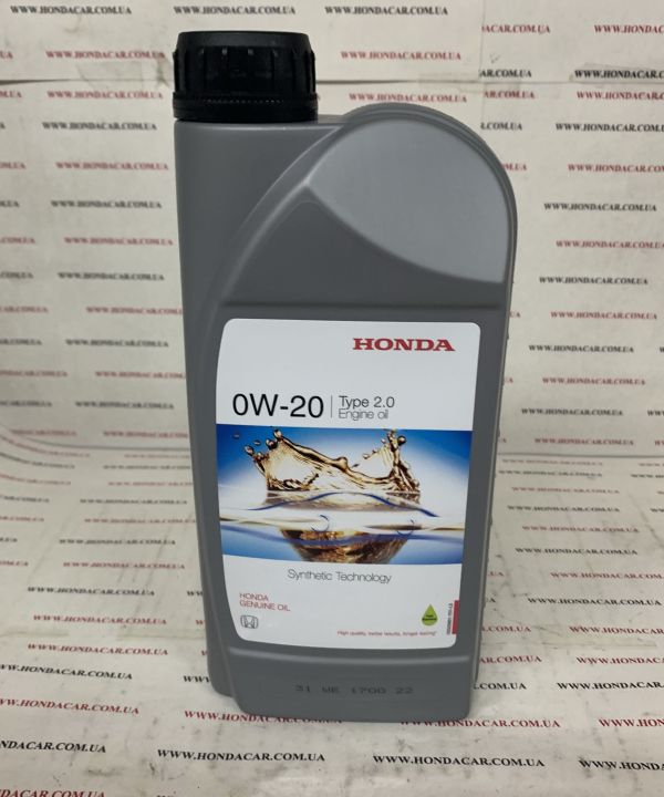 Масло моторное 0W-20 Honda Type 2.0 1л R2029901-701-L5
