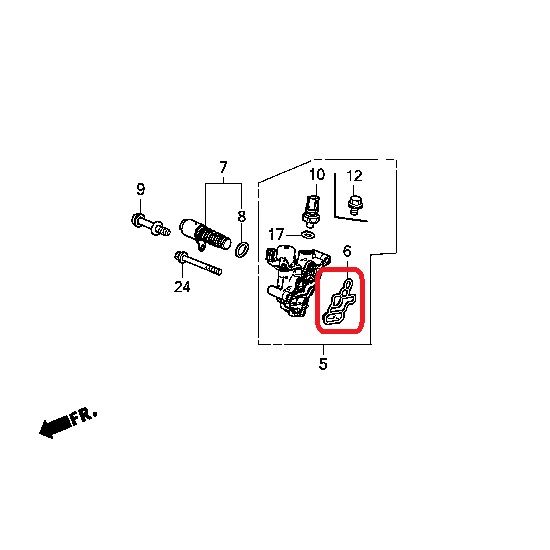 Прокладка VTEC Honda 15815-5A2-A01
