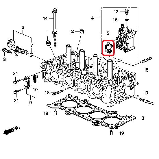 Фильтр клапана VTEC Honda 15815-R40-A01