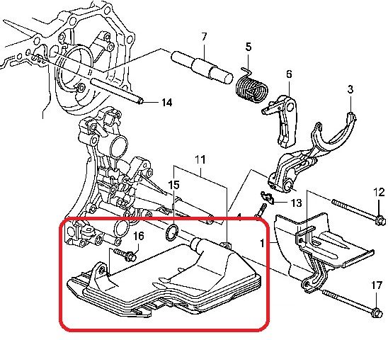 Фильтр АКПП Honda 25420-RN3-003