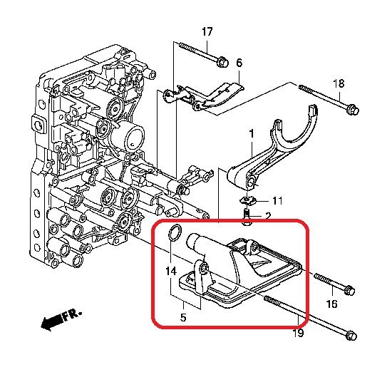 Фильтр АКПП Honda 25420-RXH-003