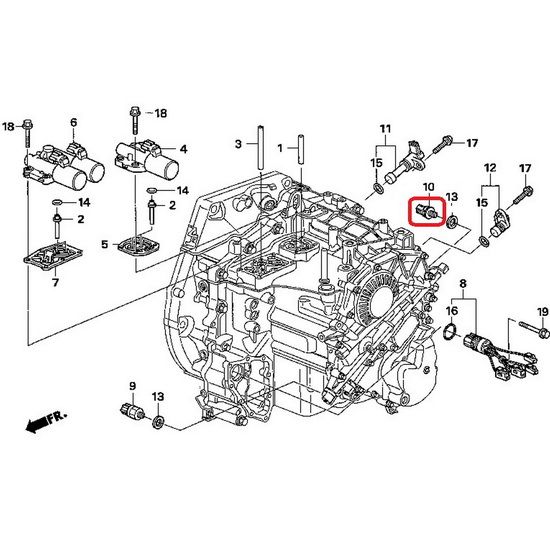 Датчик давления масла в АКПП Honda 28600-RPC-004