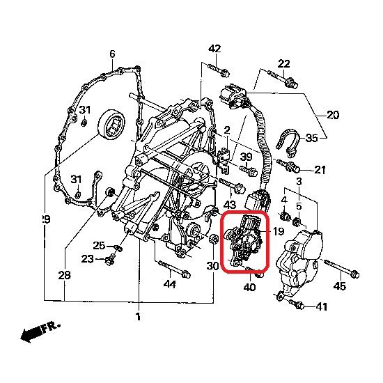 Датчик положения селектора АКПП Honda 28900-PPV-013