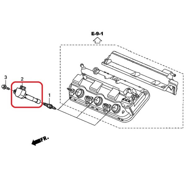 Катушка зажигания Honda 30520-5G0-A01