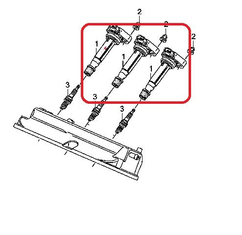 Катушка зажигания Honda 30520-R70-A01