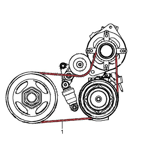 Ремень приводной Honda 31110-5G0-A01
