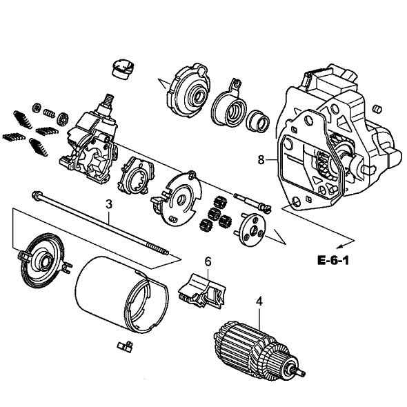 Стартер Honda 31200-5G0-A02