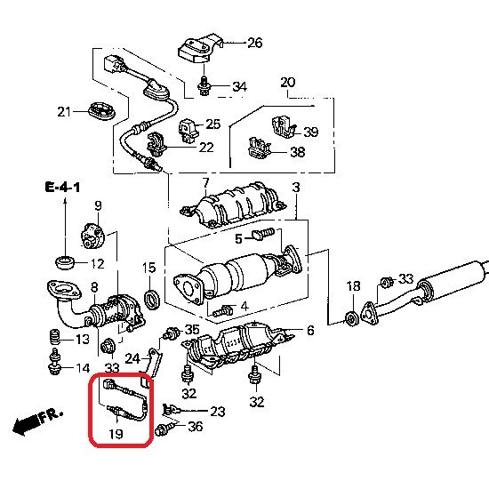 Лямбда-зонд передний Denso DOX-1424