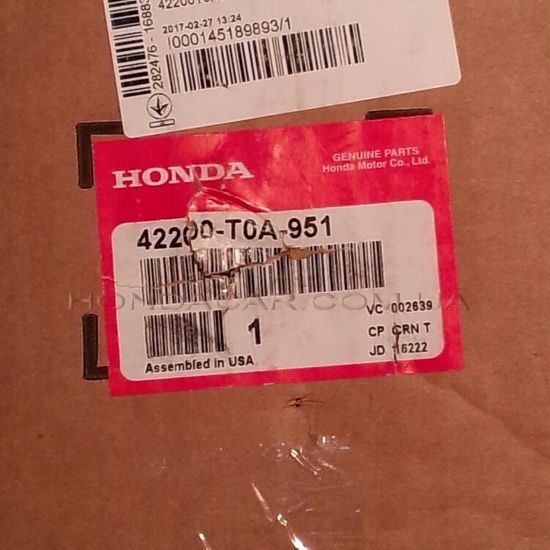 Ступица заднего колеса Honda 42200-T0A-951
