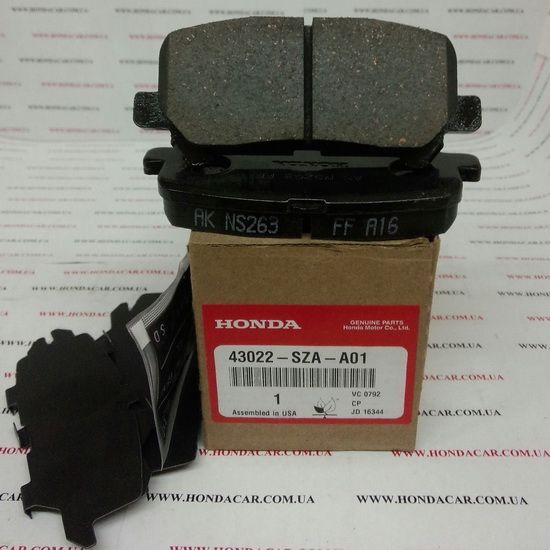 Тормозные колодки задние Honda 43022-SZA-A01