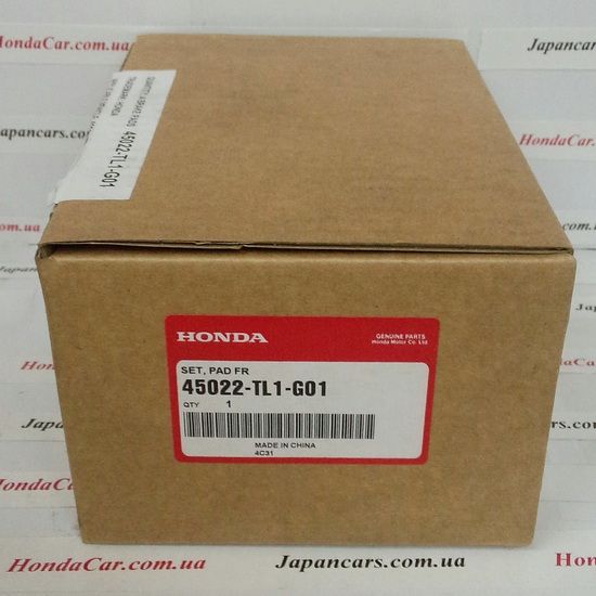 Тормозные колодки передние Honda 45022-TL1-G01