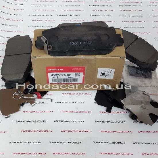 Тормозные колодки передние Honda 45022-TY2-A03