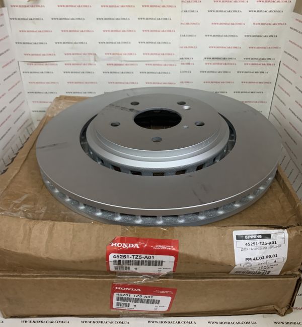 Тормозной диск передний Honda 45251-TZ5-A01
