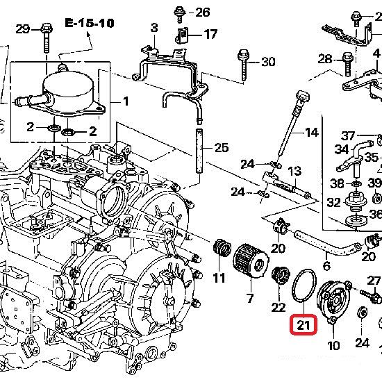 Уплотнительное кольцо крышки фильтра АКПП Honda 91301-RAY-004