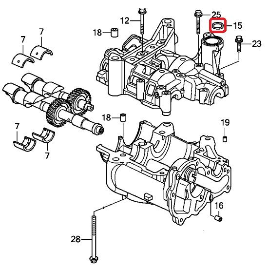 Сальник масляного насоса Honda 91303-5A2-A01