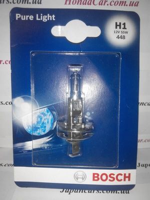 Галогенная лампа "BOSCH" Pure Light H1 12V 55W