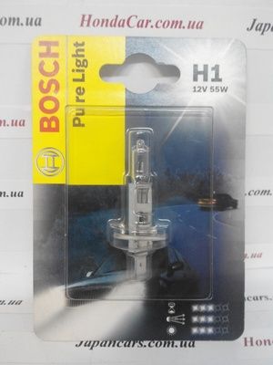 Галогенная лампа "BOSCH" Pure Light H1 12V 55W