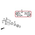 Ремкомплект переднего суппорта Honda 01463-SMG-E00