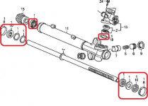 Ремкомплект рулевой рейки Honda 06531-SZA-A01