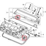 Кольцо уплотнительное свечного колодца Honda 12342-P08-004
