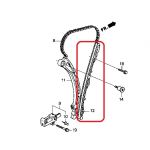 Успокоитель цепи ГРМ передний Honda 14530-PPA-003