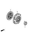 Комплект сцепления Honda 22105-R40-315