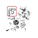 Ремень приводной Honda 31110-R6A-G01