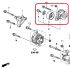 Натяжитель приводного ремня Honda 31170-R40-A01