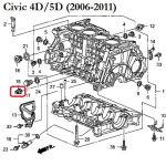 Датчик давления масла Honda 37241-RNA-A01