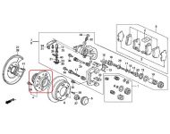 Ступица колеса заднего Honda 42200-SDA-A51