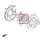 Ступица заднего колеса Honda 42200-SNA-A51