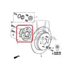 Ступица заднего колеса Honda 42200-T0B-951