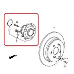 Ступица колеса заднего Honda 42200-TL0-G51