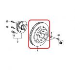 Тормозной диск задний Honda 42510-SJA-000