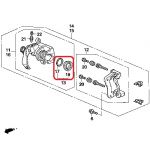 Ремкомплект заднего суппорта Honda 43017-SMG-E01