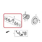 Тормозные колодки задние Honda 43022-TR0-E00