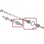 Пыльник шруса наружного комплект Honda 44018-SEA-E50