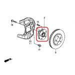 Ступица колеса переднего Honda 44200-SJA-008