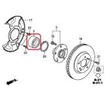 Подшипник ступицы переднего колеса Honda 44300-T1W-A51