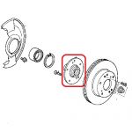 Ступица колеса переднего Honda 44600-SDA-A10