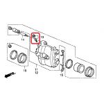 Штуцер прокачки тормозного суппорта переднего Honda 45003-SEA-E01