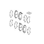 Тормозные колодки передние Honda 45022-STK-A00