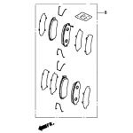 Тормозные колодки передние Honda 45022-T0A-A00