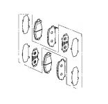 Тормозные колодки передние Honda 45022-TL0-G50