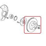 Тормозной диск передний Honda 45251-SEA-E30