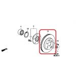 Тормозной диск передний Honda 45251-T2G-A00
