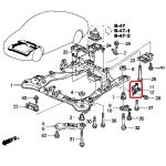 Опора подрамника передняя правая Honda 50280-SDA-A01
